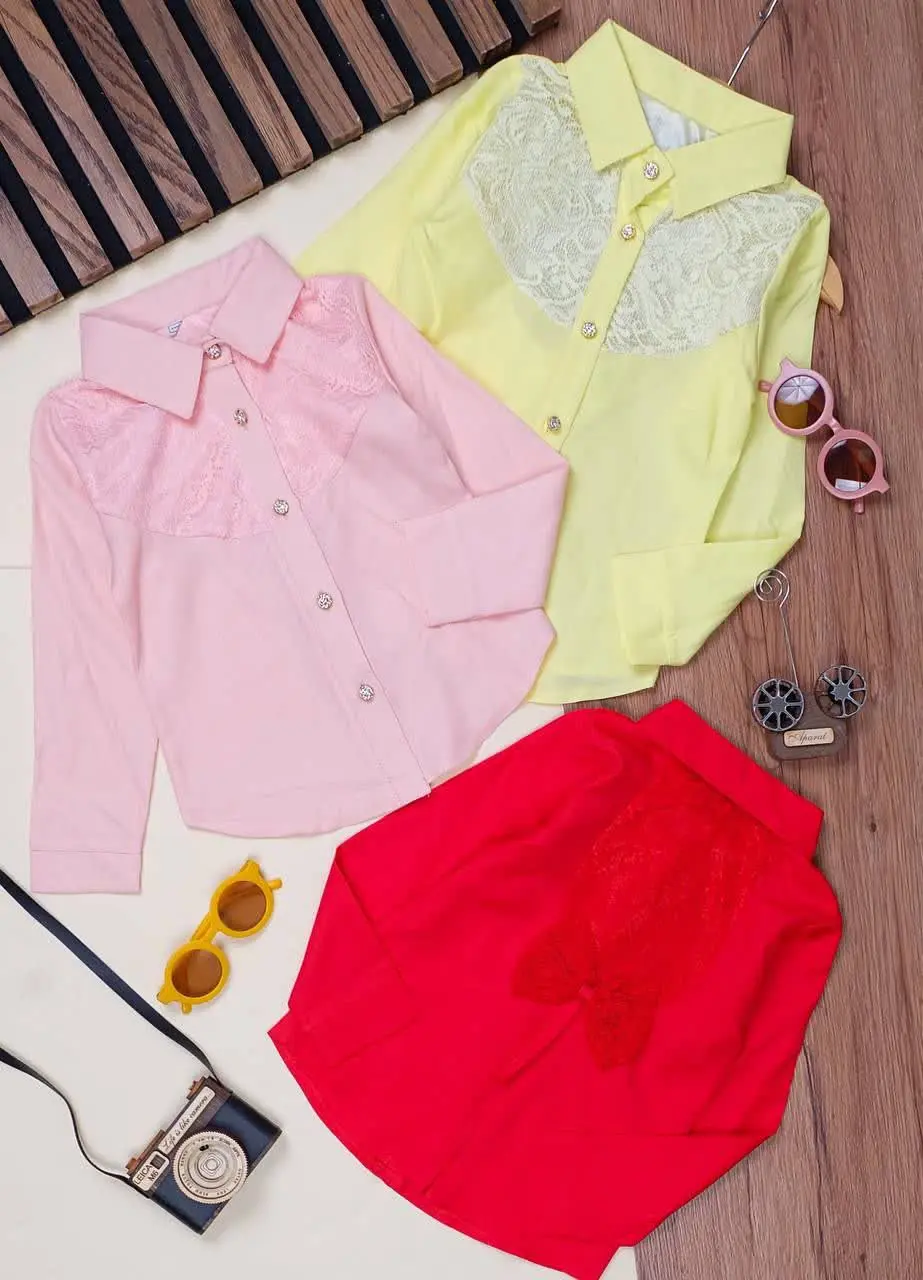 👕نام کالا: #شومیز_تک دخترانه
