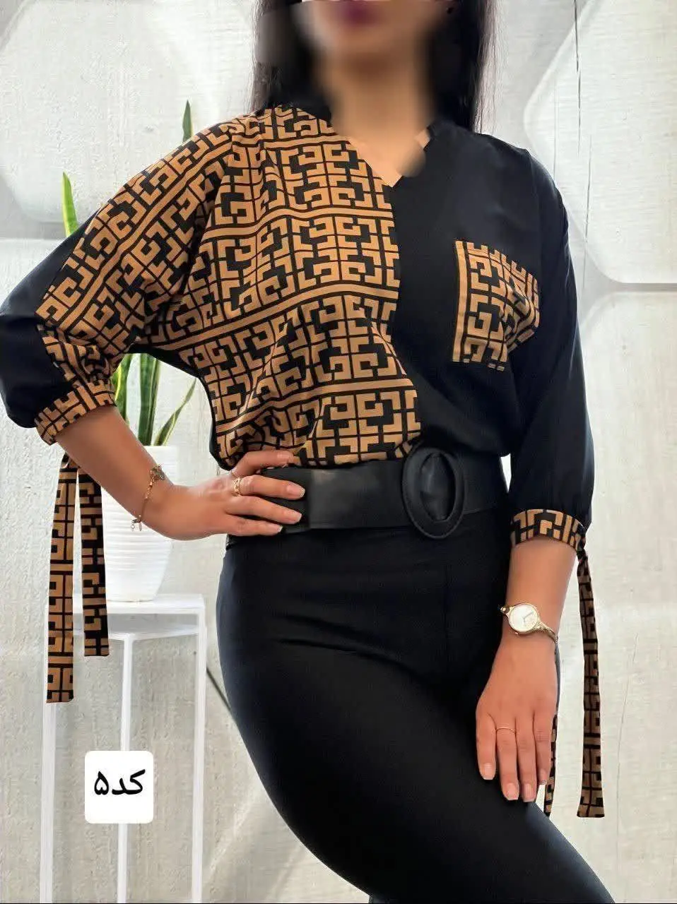 🛍نام: شومیز طرح دار 🍂
