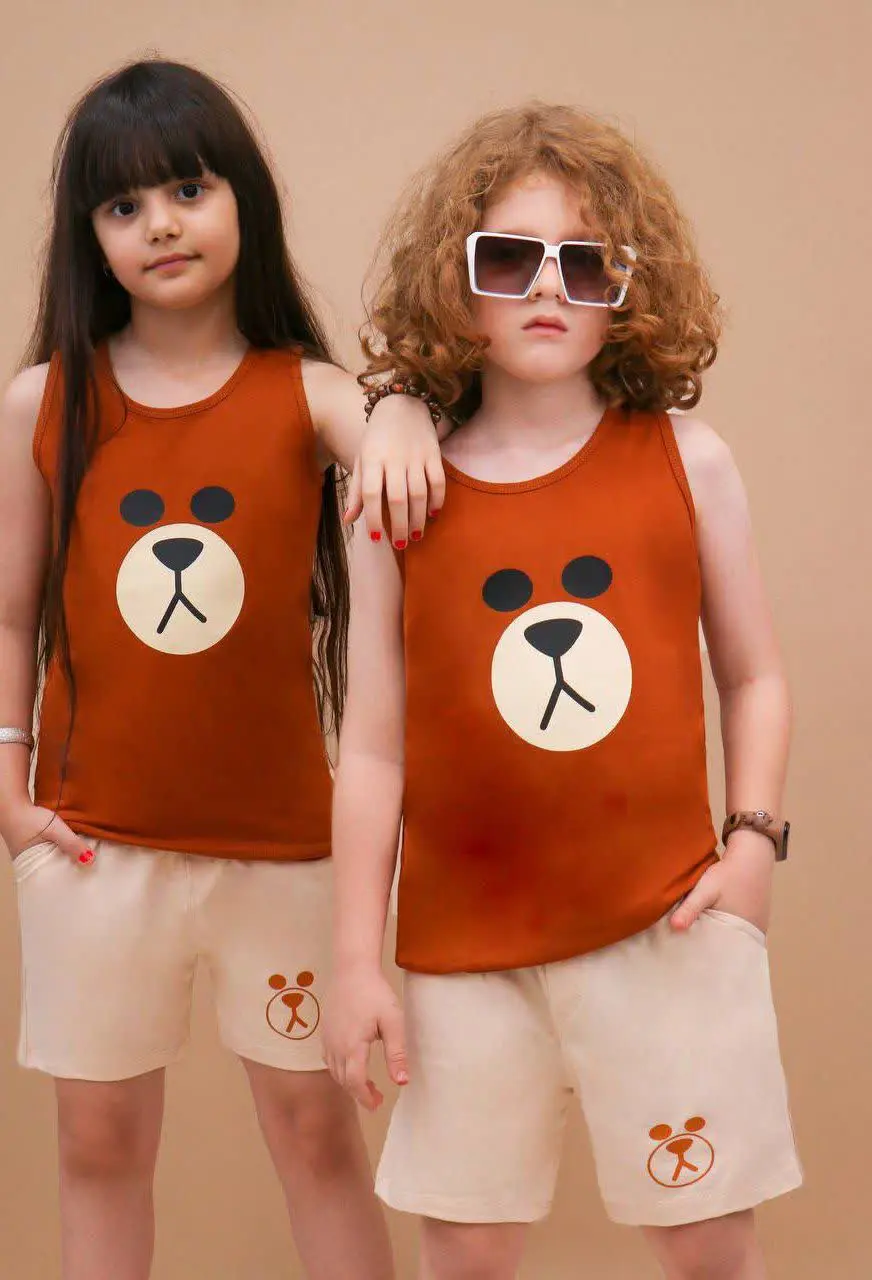 🌸اسم: تاپ شلوارک خرس NZDE💚🌸