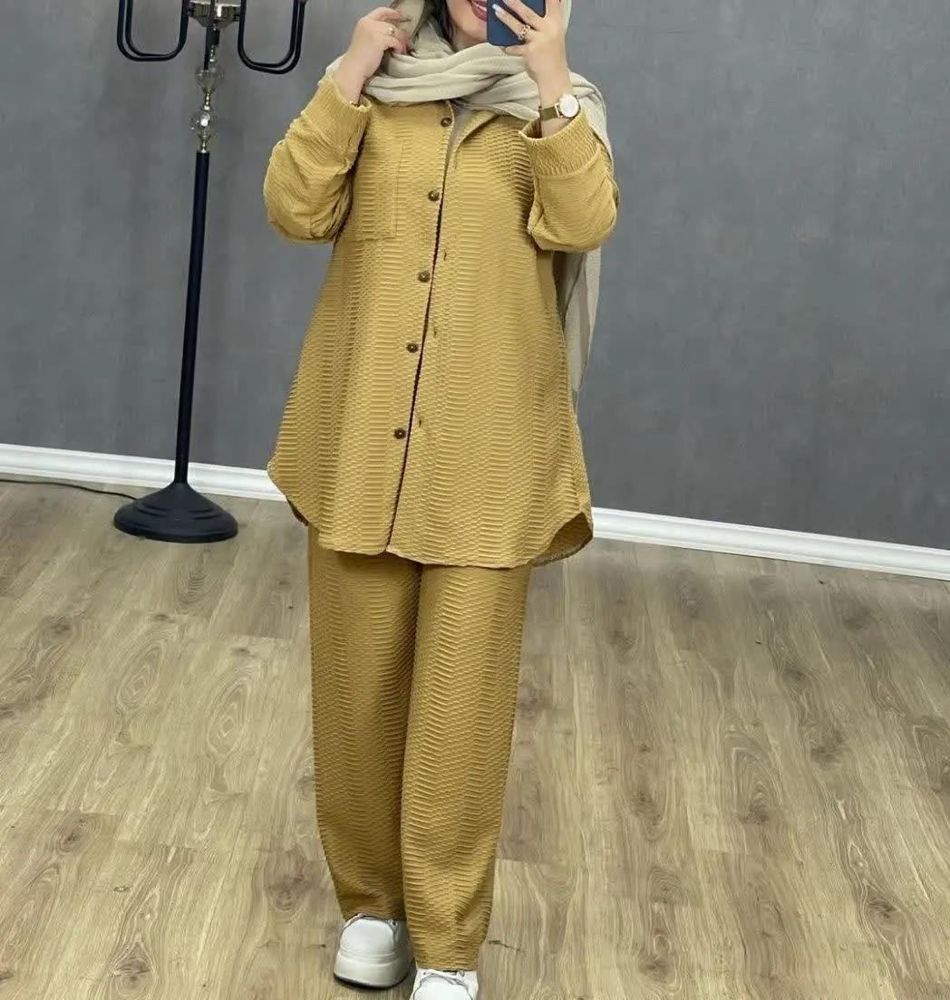 ست مانتو شلوار بسکوییتی