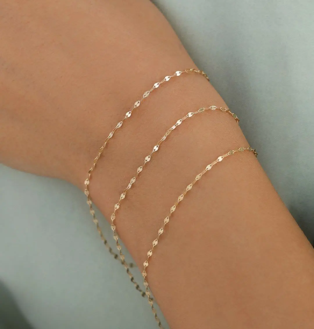 💍اینم دستبند زنجیر پولکی 🤗
