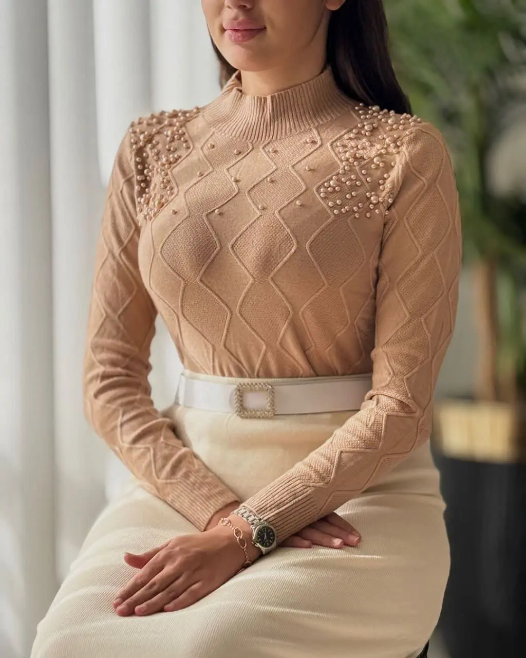 #بلوز #بافت باکیفیت وارداتی 🧶
