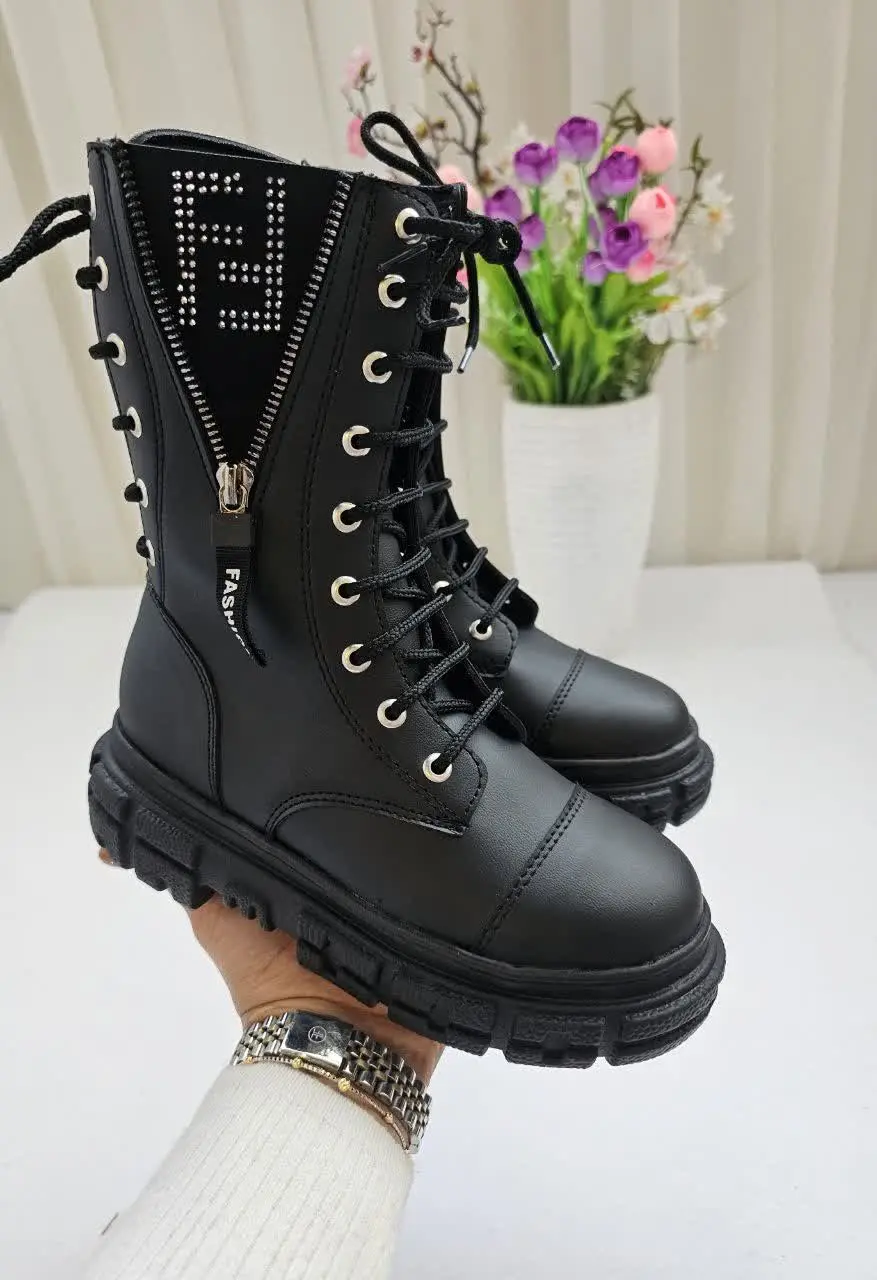 بوت دخترانه بغل زیپ
