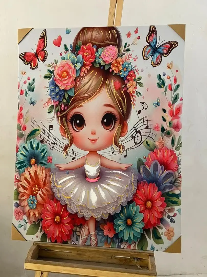 یه تابلوی چاپی با برجسته کا...