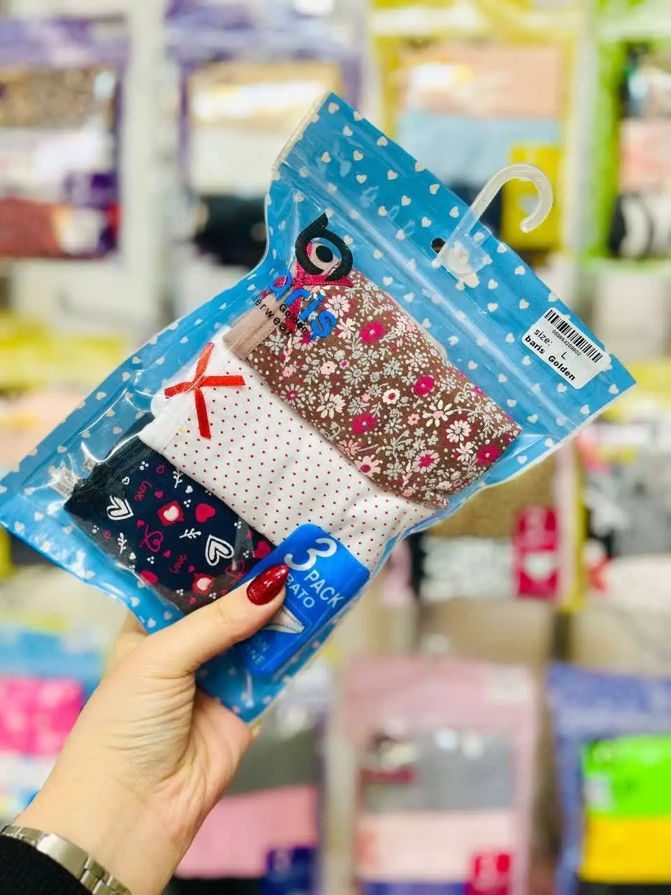 شورت_زنانه لباس زیرهای نخ و پنبه فول لاکرا 
