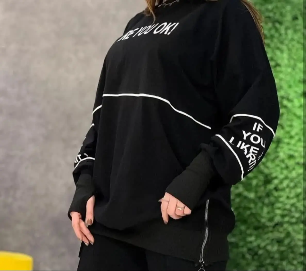 بلوز فینگردار بغل زیپ