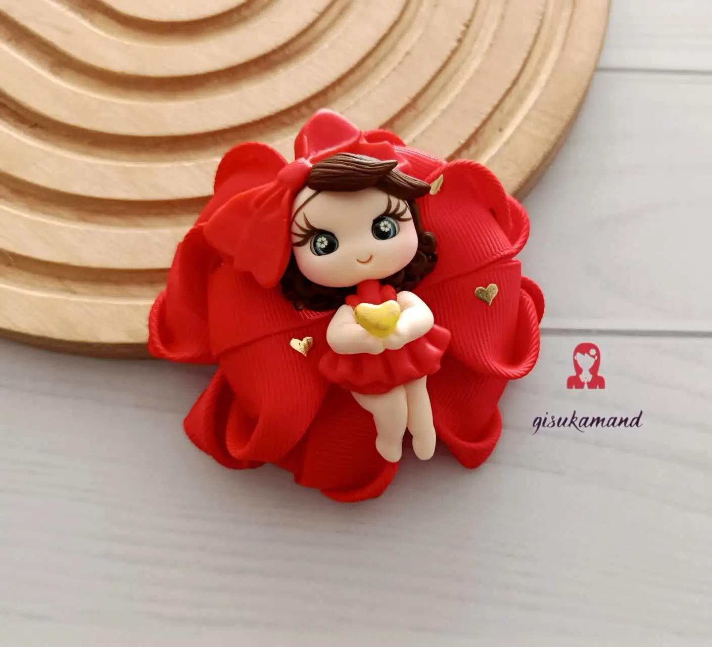 گلسر پفکی قرمز قلبی یلدایی...