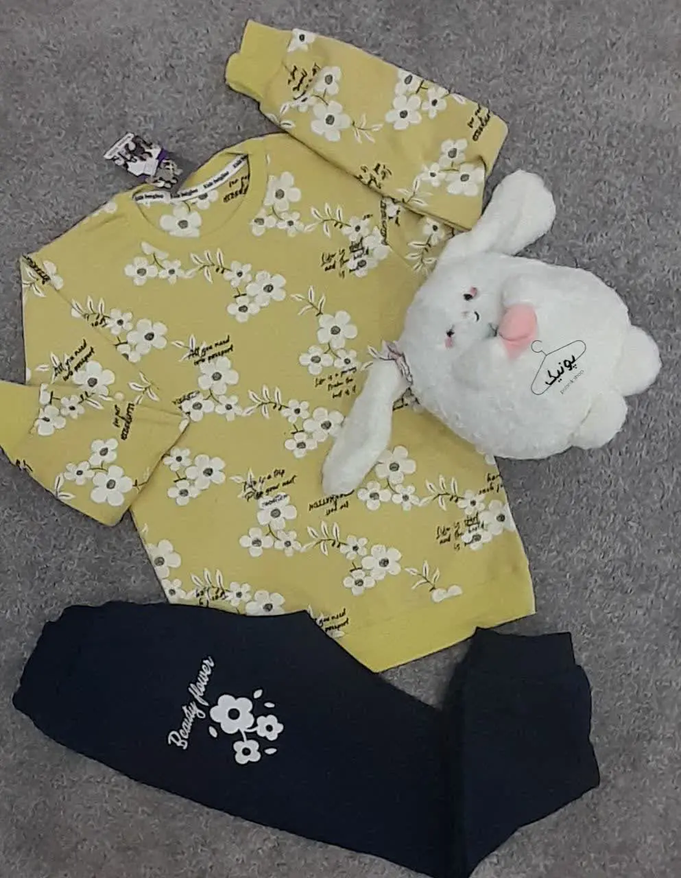 بلوز و شلوار طرح گل
