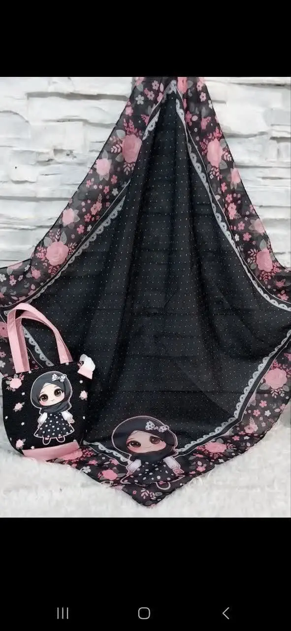 ست کیف روسری محرمی کودکانه🖤
