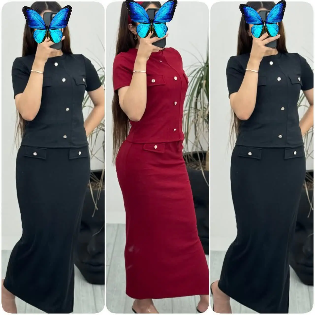 نام: بلوز و دامن عیداانه پرطرفدار نسترن
