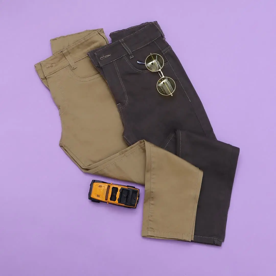 شلوار کتان در پنج رنگ متنوع🌈
