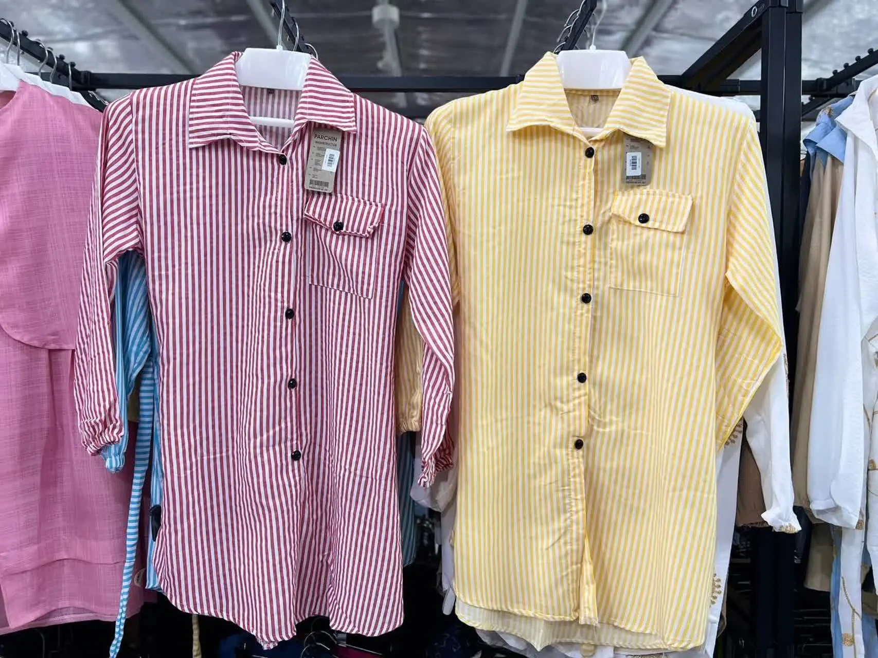 #مانتو_راه_راه_پرچین
