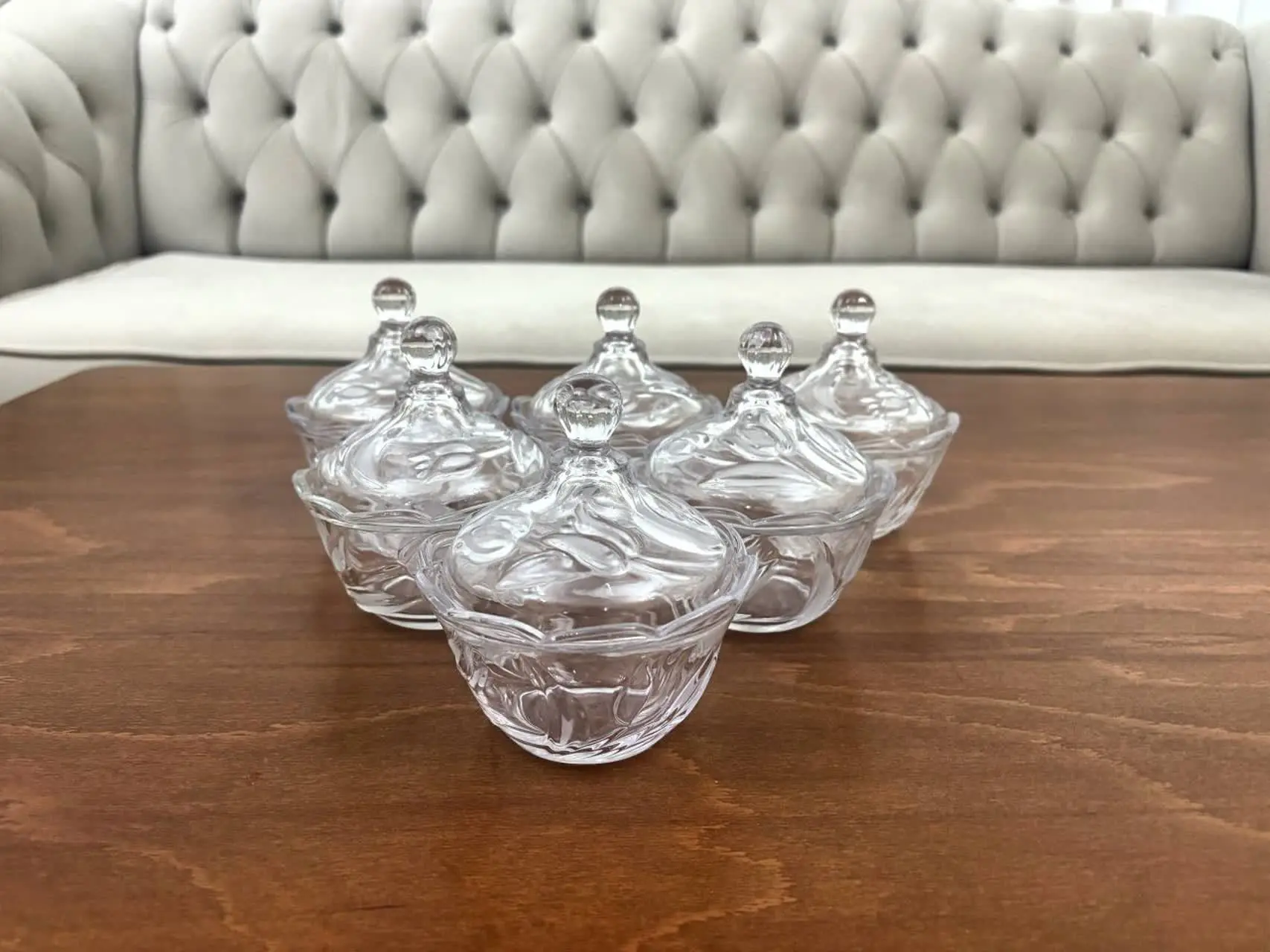 ۶ عدد قندان گل لاله 🌹