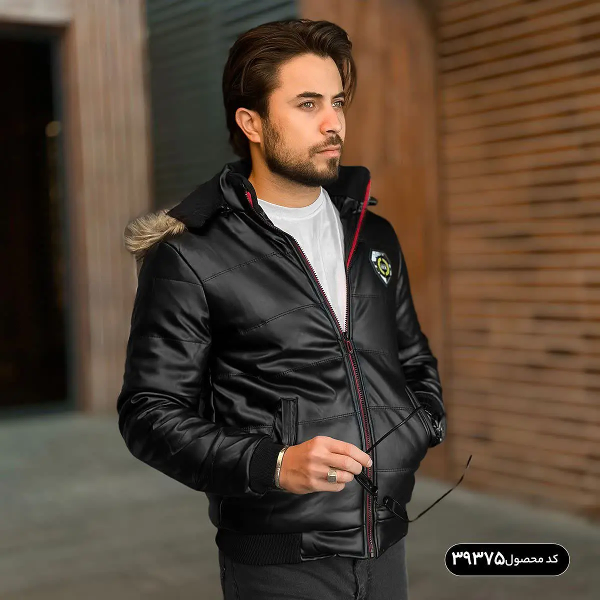 🔺کاپشن چرم مردانه آلوین
