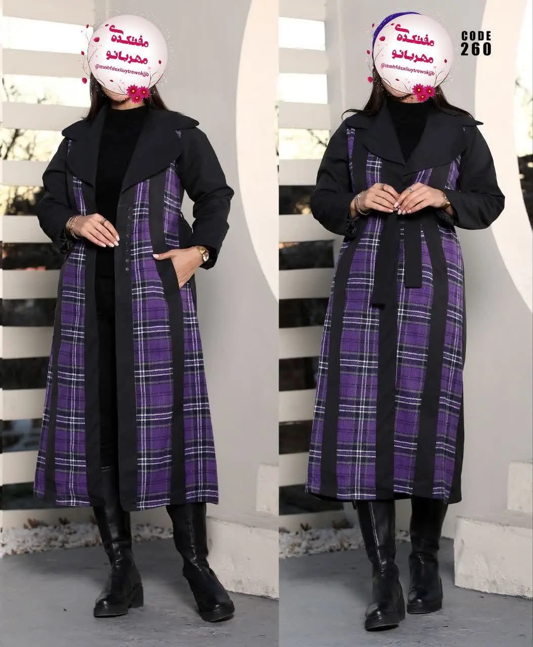 #پالتو #زمستانی #بارانی #جلوبسته #دکمه_خور #دایموند #ترک_لند 
