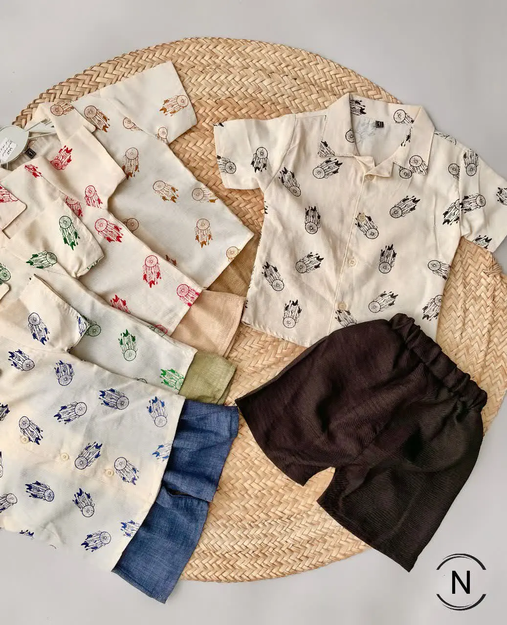 پیراهن‌شلوارک پسرانه لنین 
