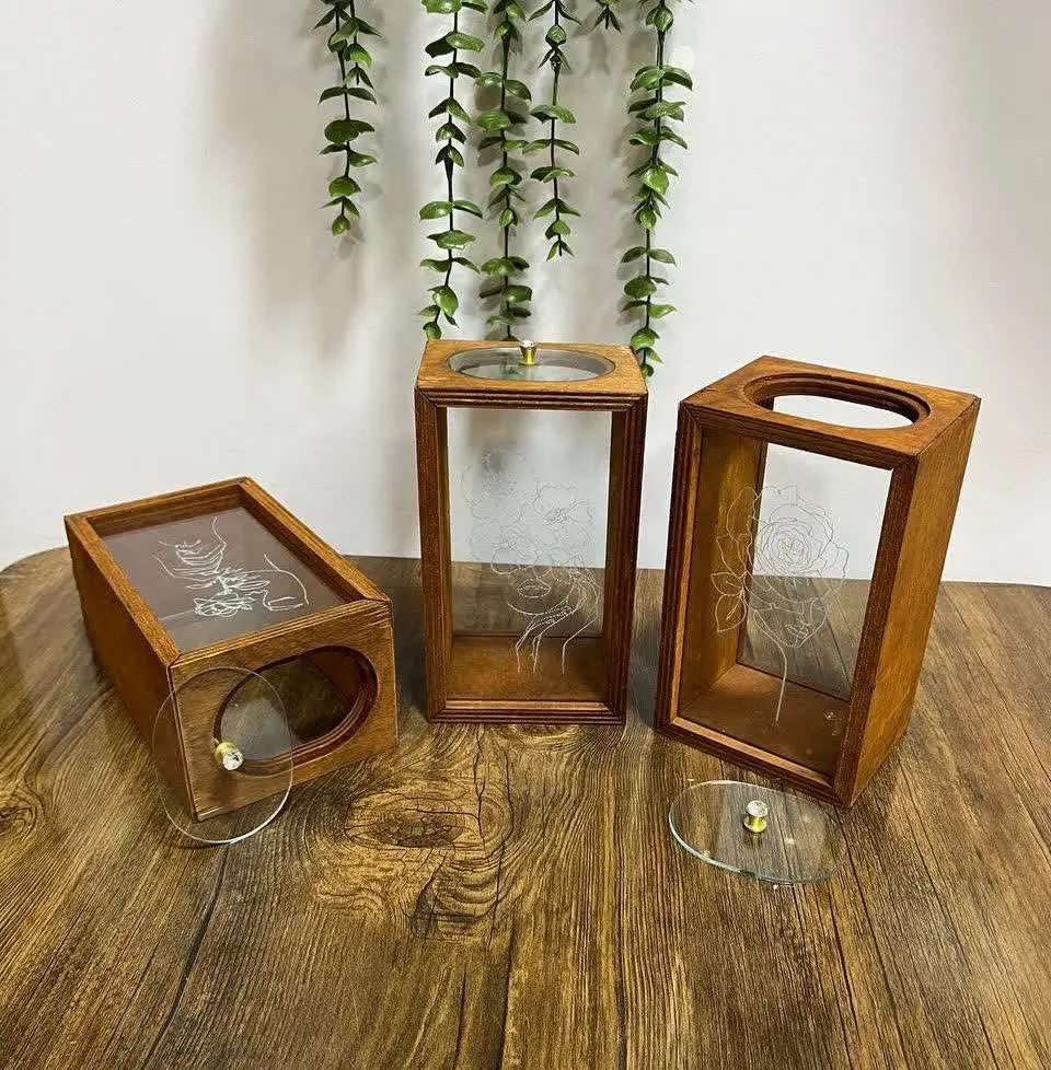 #بانکه حبوبات چوبی شیشه 
