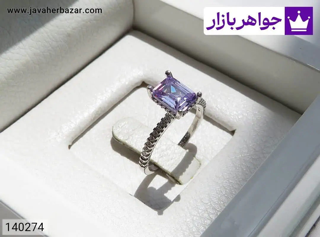 انگشتر نقره سنتاتیک شیک زنانه - کد ۱۴۰۲۷۴
