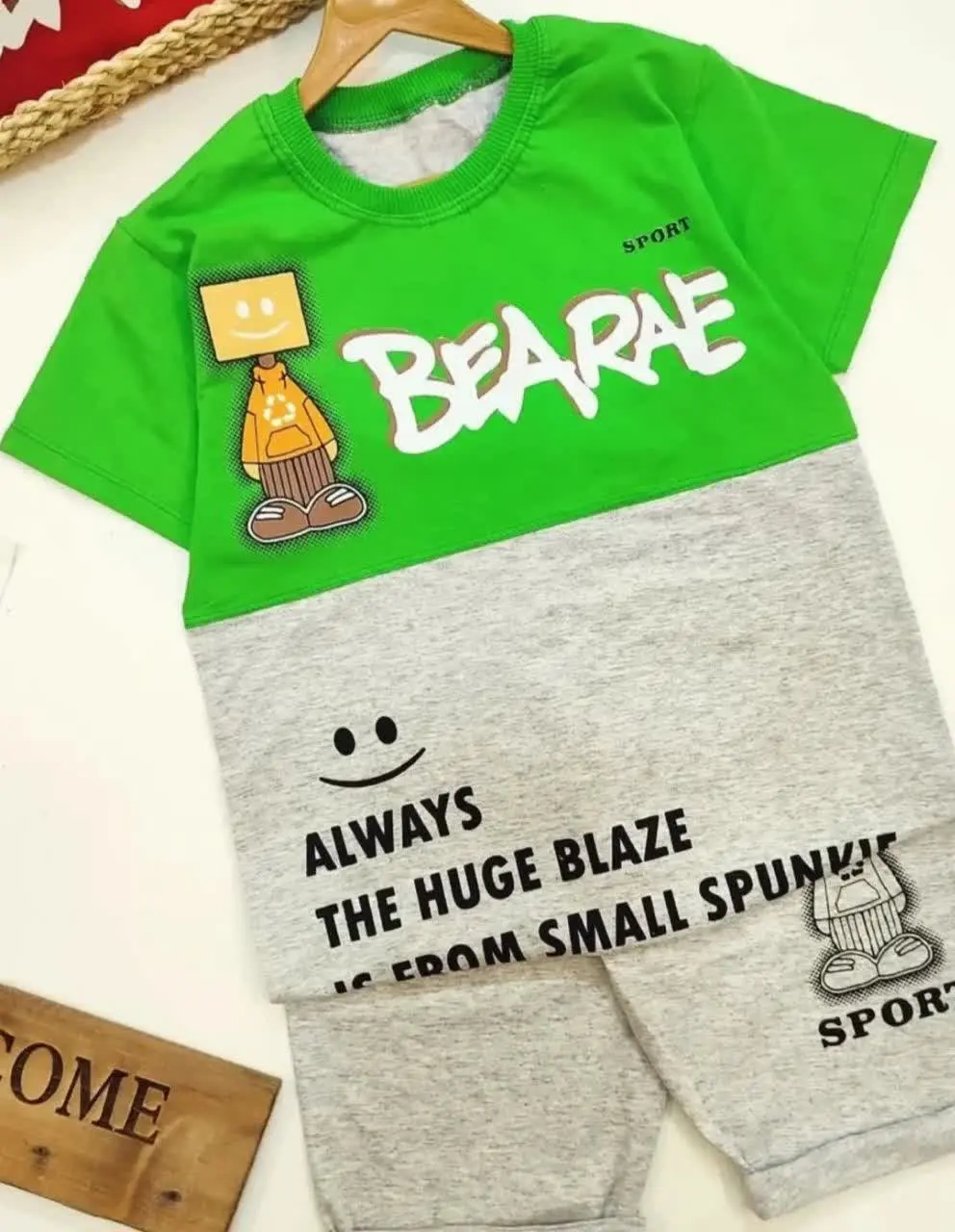 👕 ست تیشرت و شلوارک پسرونه...