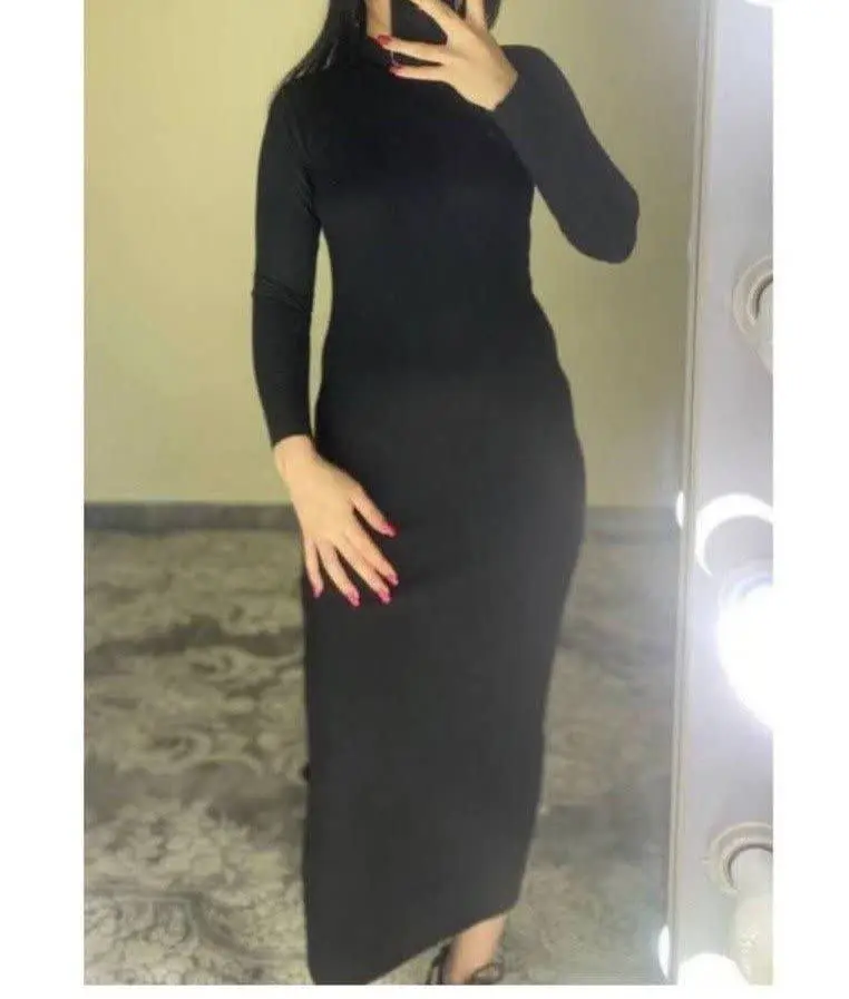 💞 زیرمانتویی ماکسی یقه اسکی