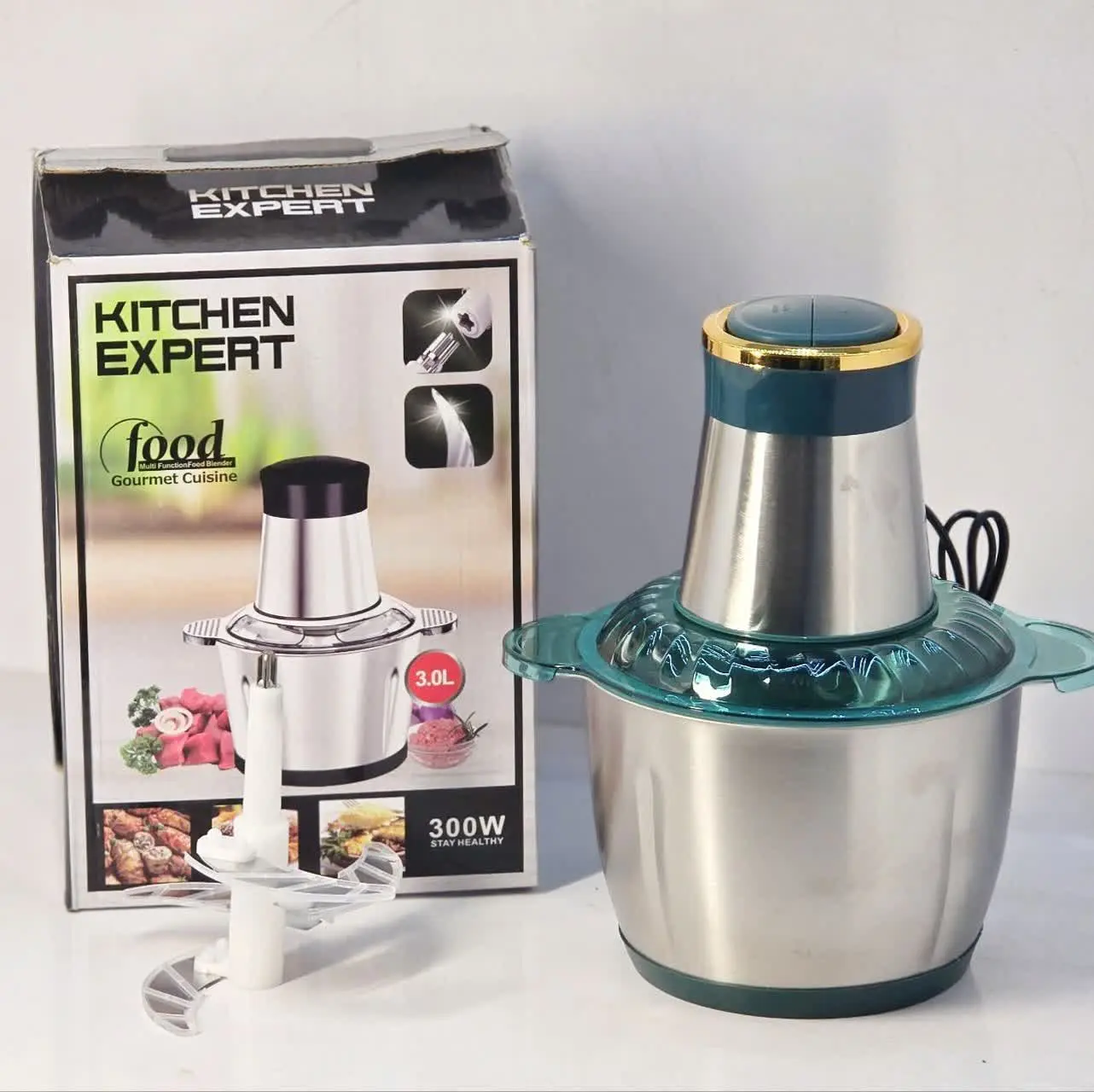 #خردکن و غذاساز ۳ لیتر استیل🍓 Kitchen کیچن
