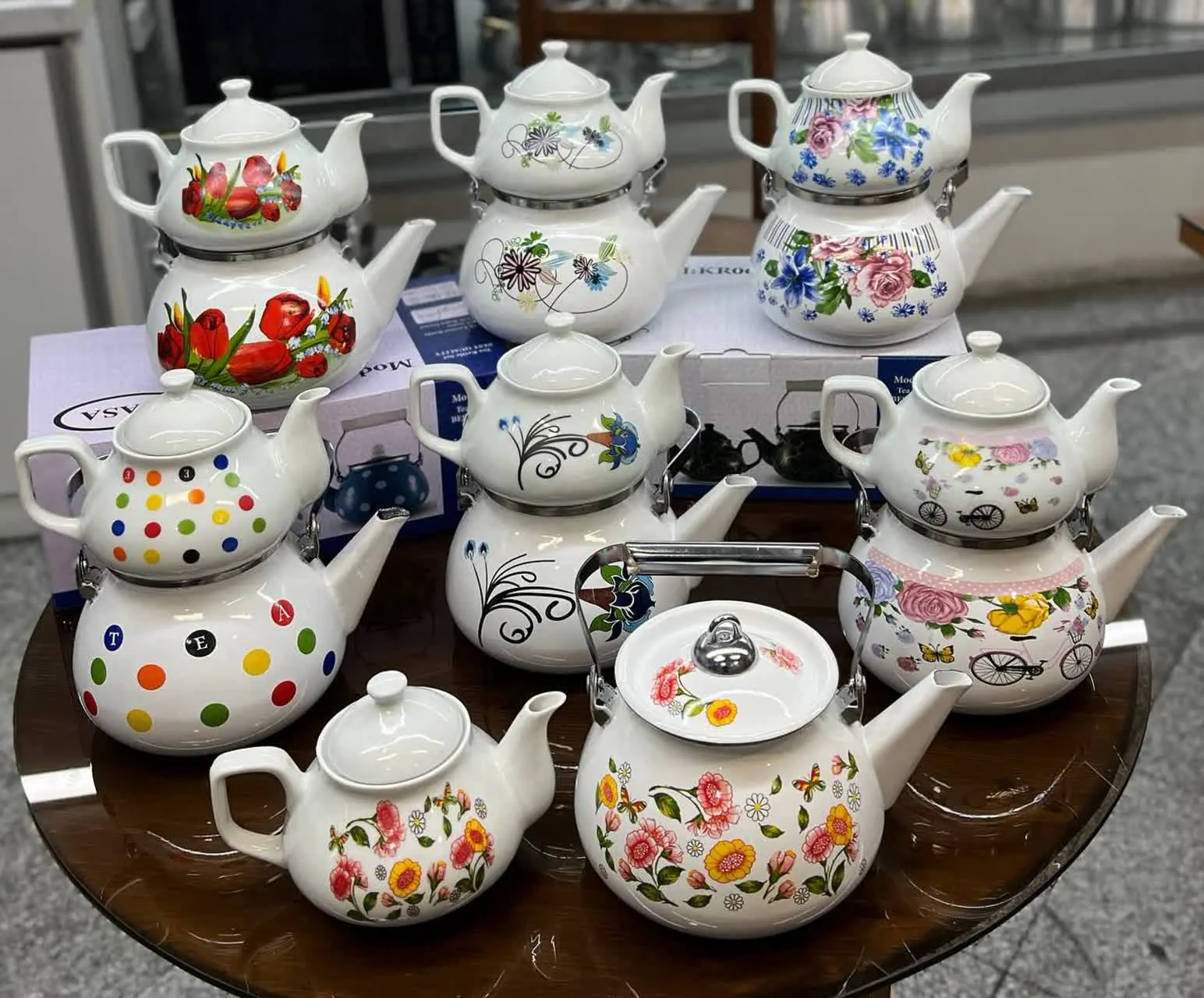 کتری لعابی وارداتی