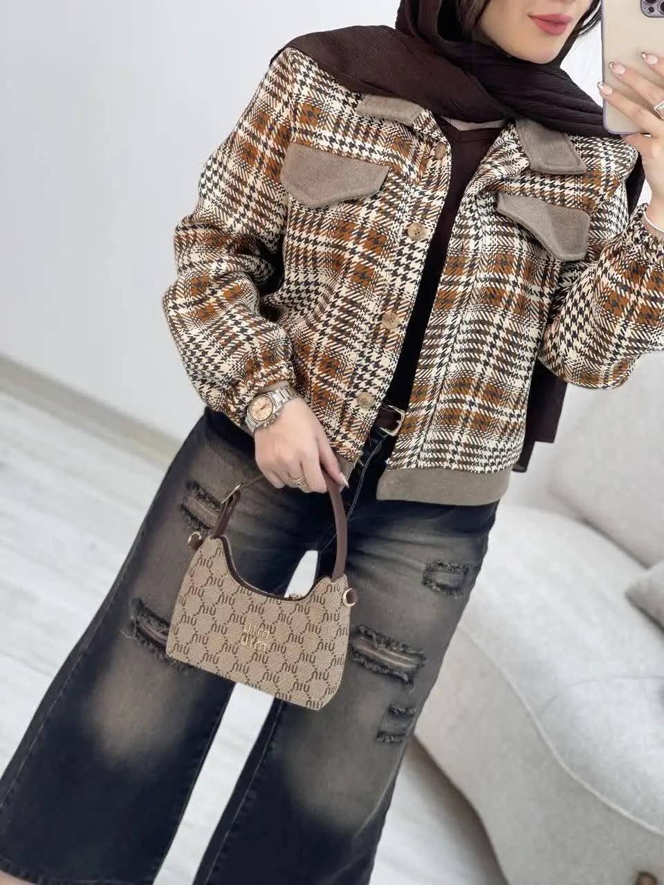 🛍نام: بامبر ترکیبی جلودکمه🍂