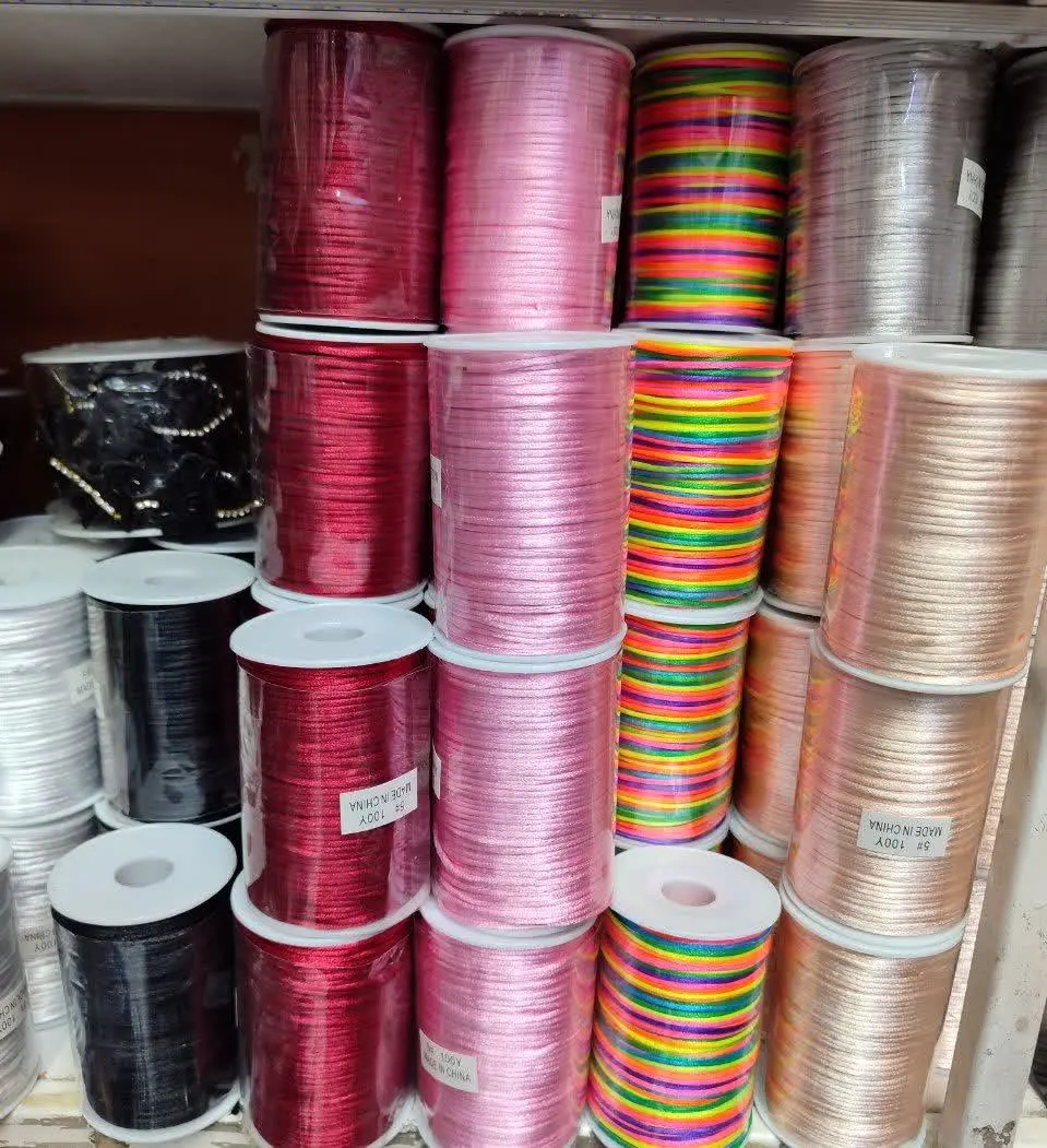 🌺 #نخ_ماکارون #هفت_رنگ 
