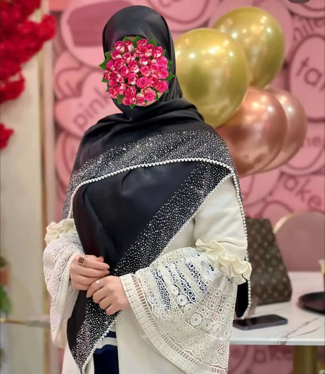 ❣نام: روسری نگین مروارید
