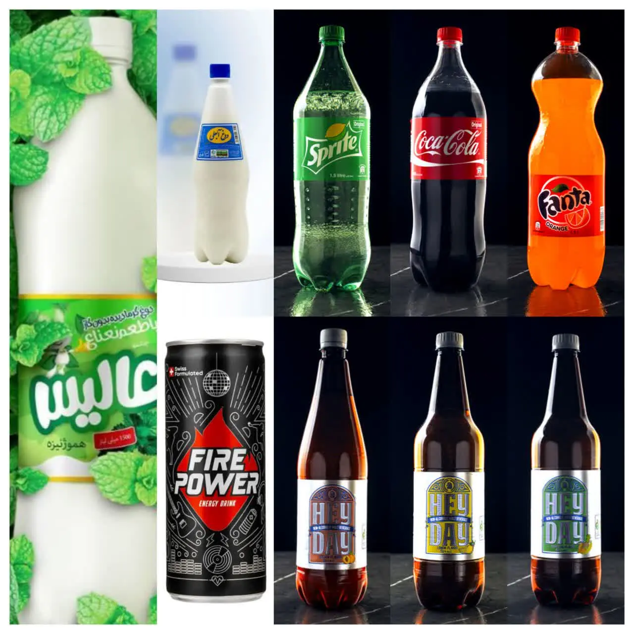 🔋شارژ انواع نوشیدنی‌های شرکتی 🍹
