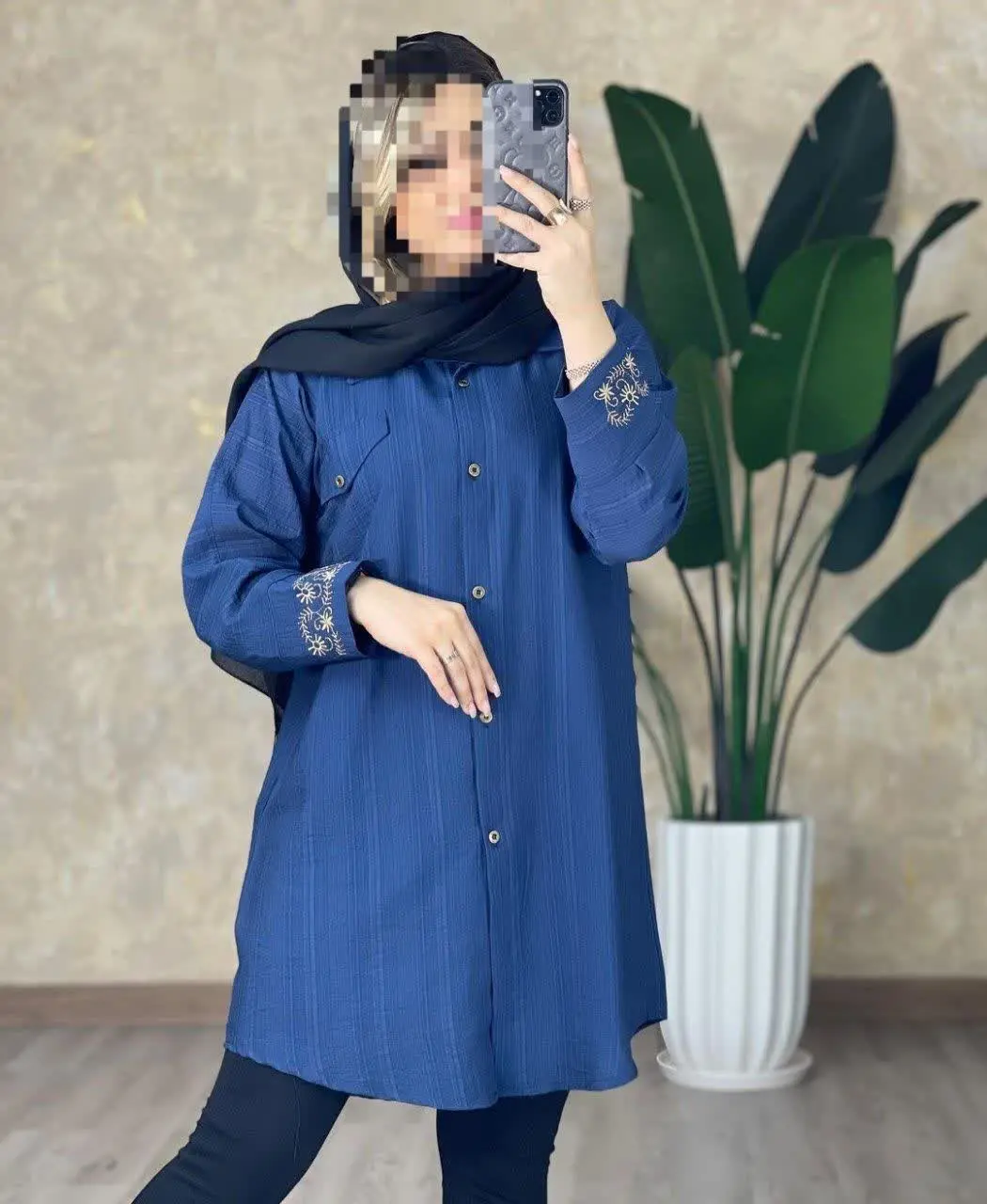 مانتو مچ گلدوزی