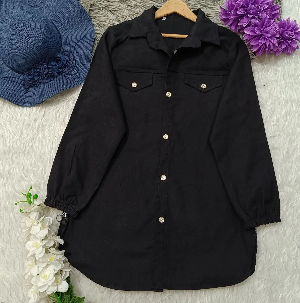 نام: مانتو بغل زیپ کتان ۱۰۲۲
