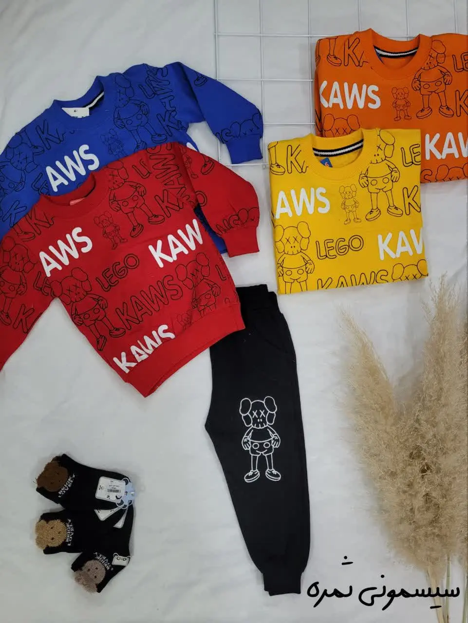 🔴بلوز و شلوار تمام چاپ 
