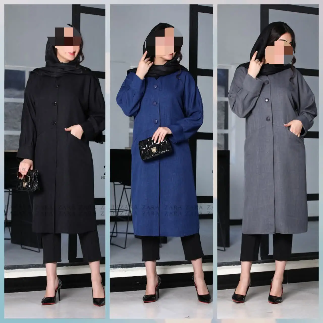 کد ۰۱۵۴: مانتو اداری - کاربردی 
