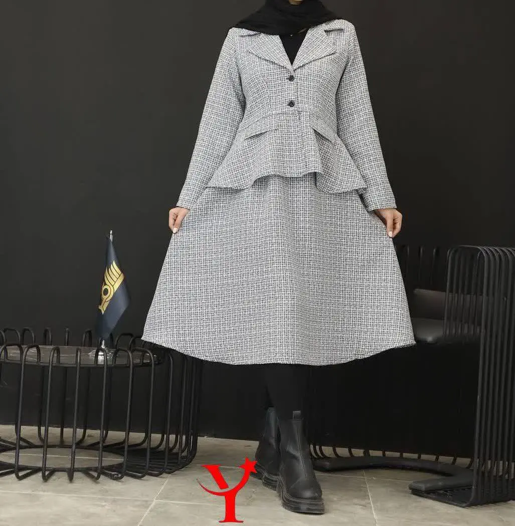 💞ست کت و دامن پاییزه ایدا 💞
