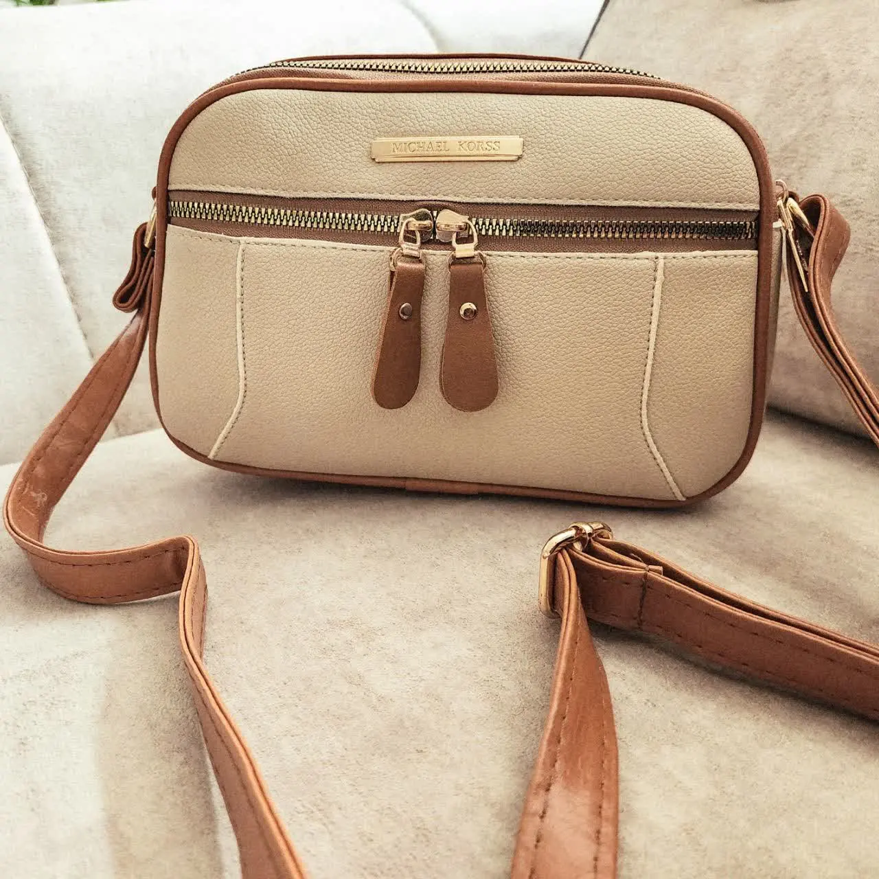 •کیف سه زیپ دوشی👜