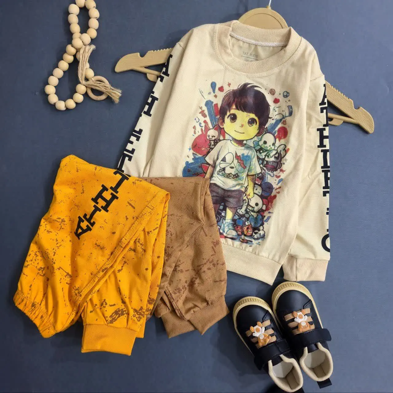 👚 نام: ست پسر استین بلند پا...