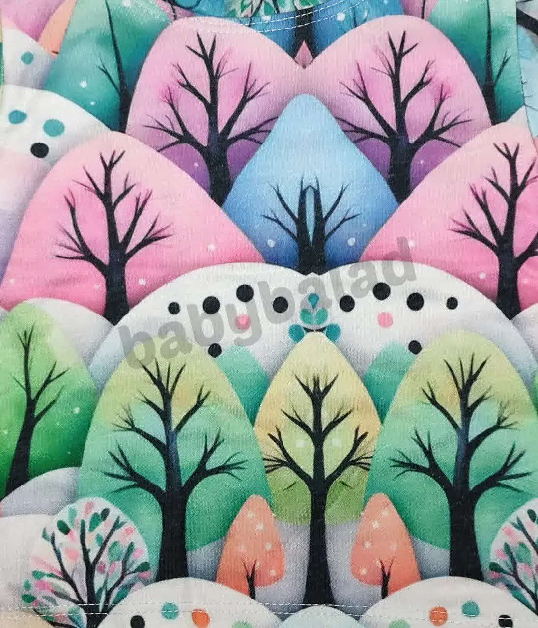 بلوز شلوار راحتی طرح درخت🎄🌲🌳
