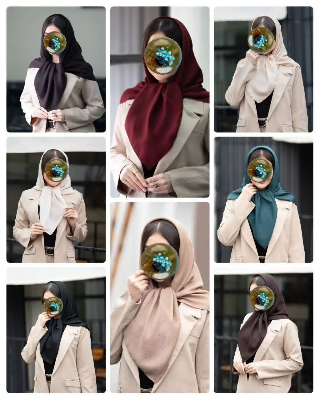 🐝روسری درختی