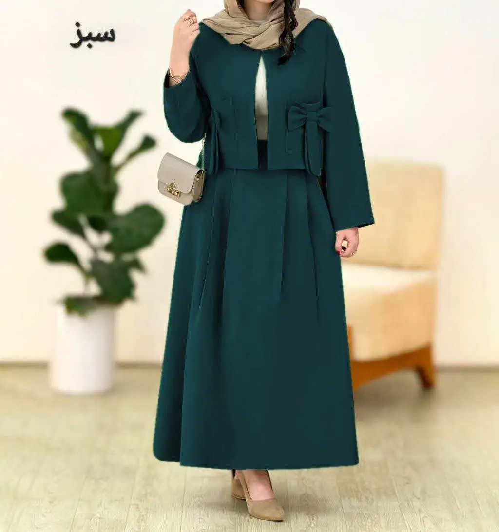 👚نام: کت دامن پاپیون
