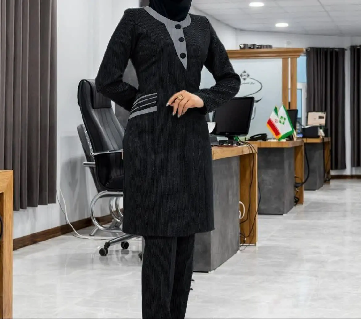 💞مانتو شلوار اداری خاص ماهگل💞
