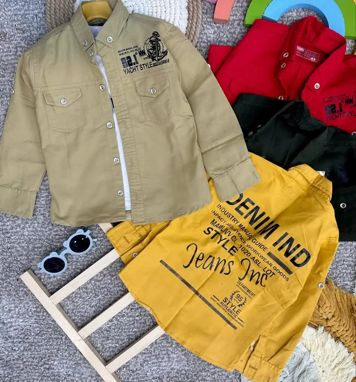 👫پیراهن کتان دو جیب چاپی شیک😍
