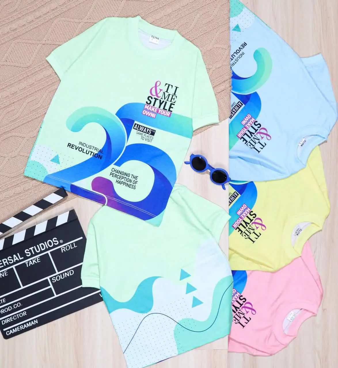 👫تیشرت پسرانه چاپ TIME ۲۵👫
