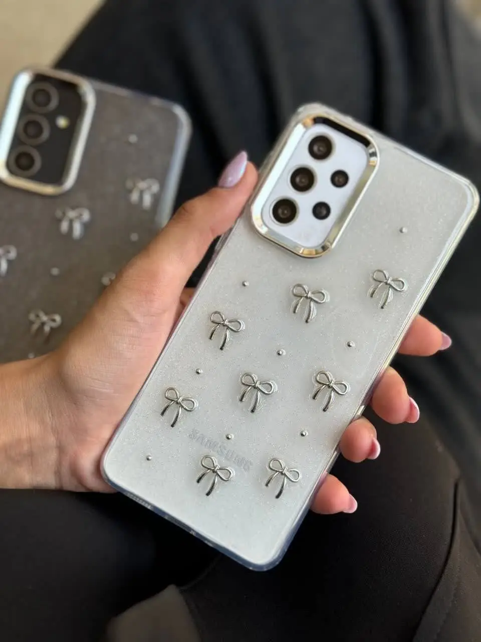 قاب شفاف پاپیون اکلیلی یک سبک فوق العاده زیبا مخصوص انواع #سامسونگ #شیائومی و #آیفون
