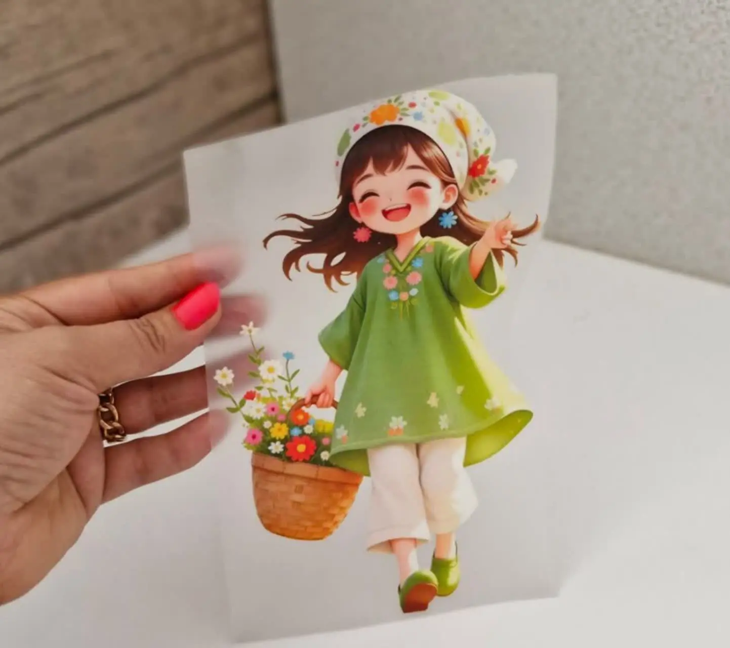 ✅قابل چسباندن با اتوی ساده...