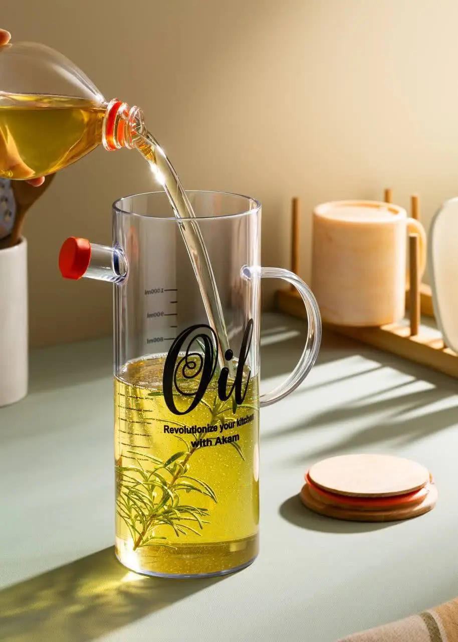 ️ ظرف روغن ریز یک لیتری AKAM