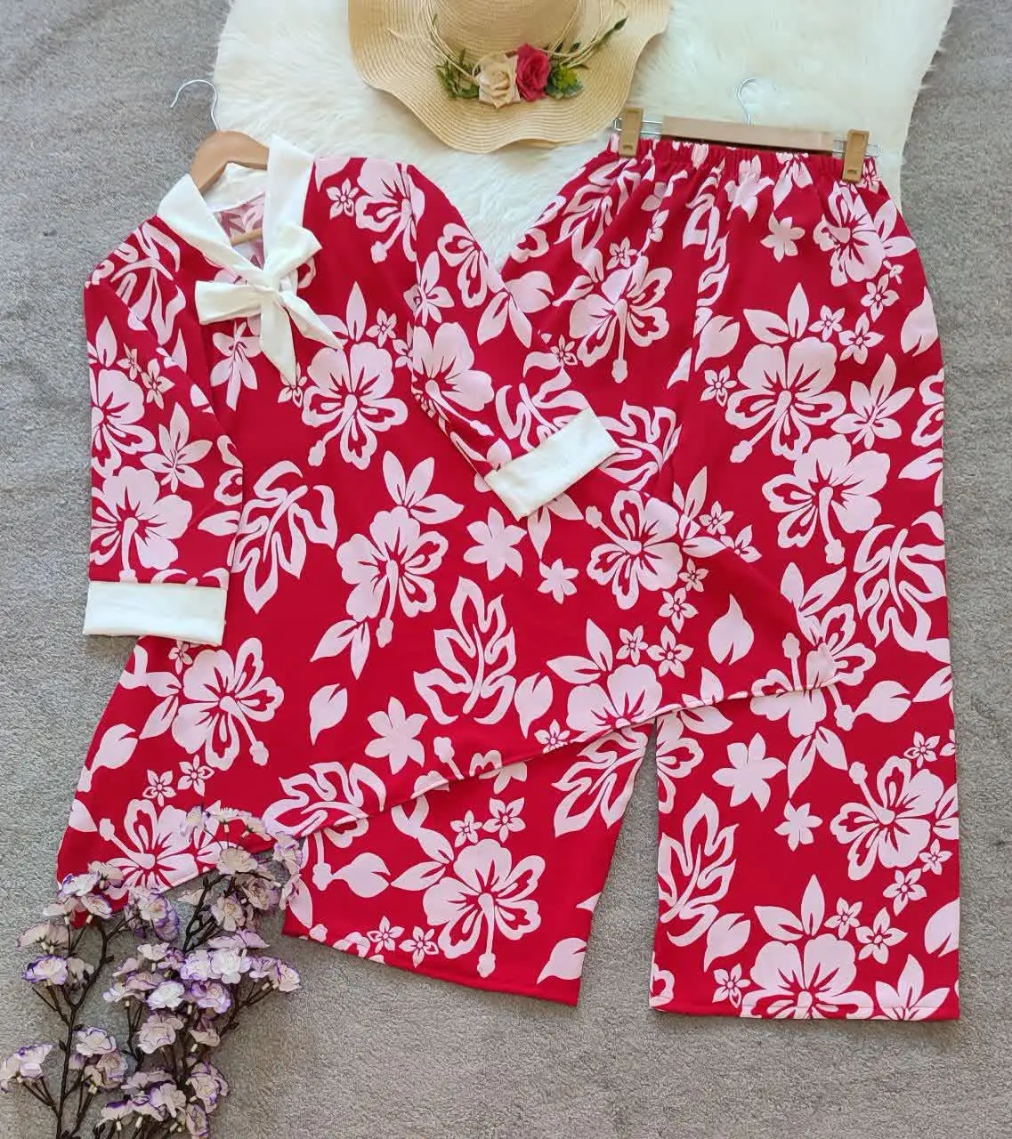 نام: ست تونیک شلوار کراواتی
