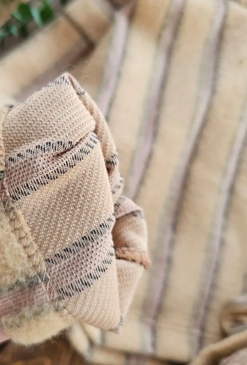 🌸کراپ شلوار دخترانه پشمی ژاکاردی🌸
