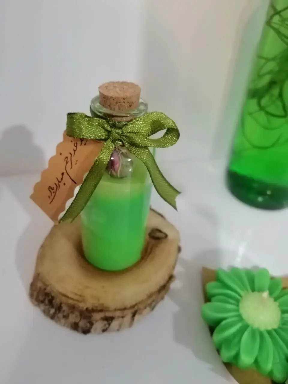 ایده‌ی سوم: شمع داخل شیشه 👌🥰
