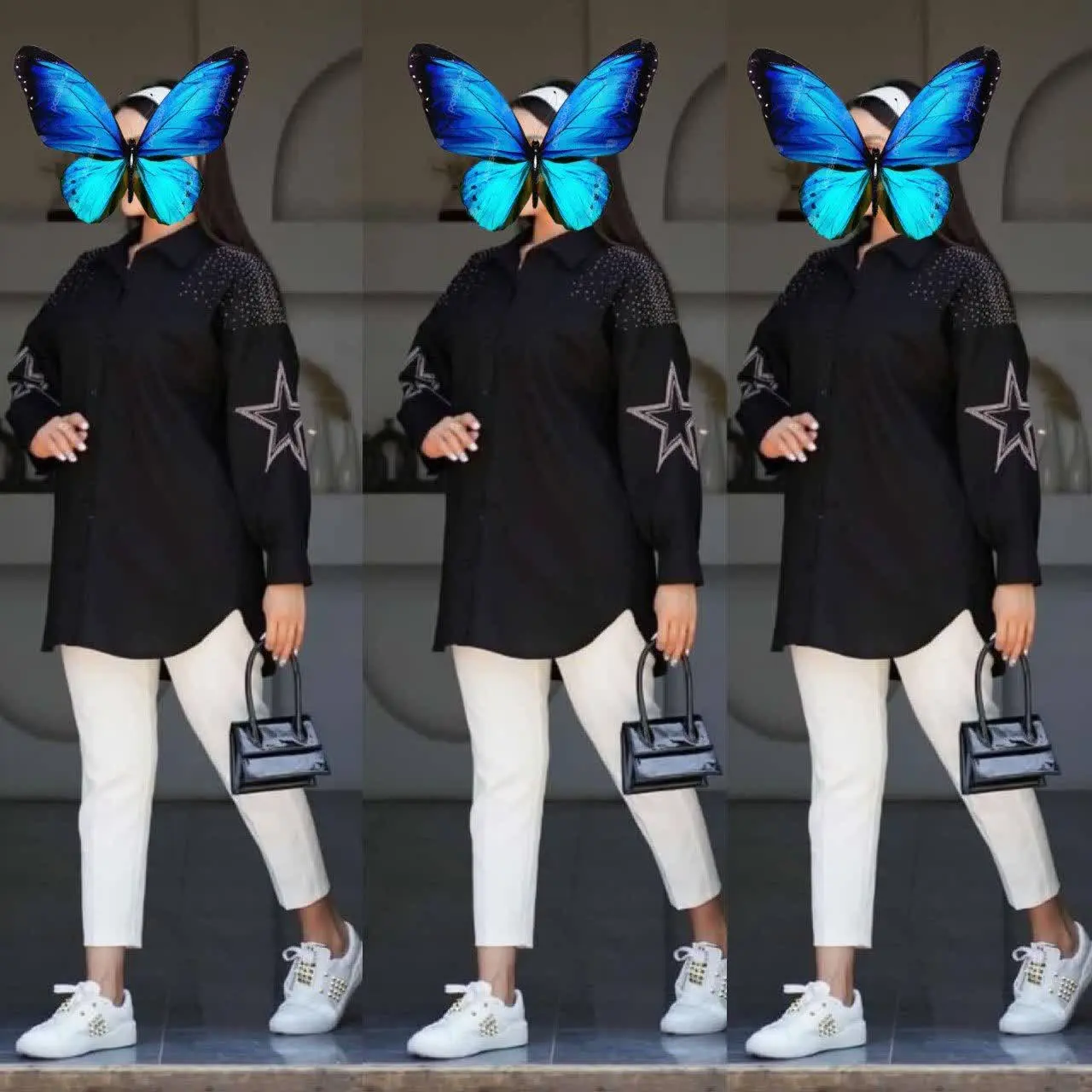 نام: شومیز مجلسی پشت نگین کاری شده
